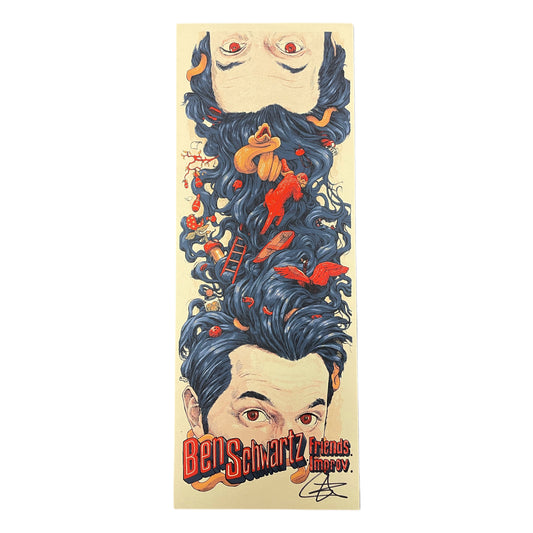 Ben Schwartz - Hair Poster - Signed